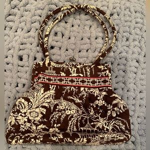 LIKE NEW Vera Bradley Kiss-lock Shoulder Bag